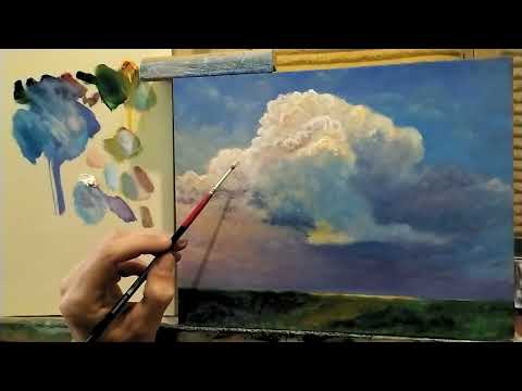 Видео: Как рисовать молнию|как легко и быстро нарисовать грозовые облака