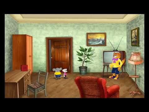 Видео: Прохождение Игры. Учим Русский Язык С Котом Леопольдом. #1. Мультик Игра. Подборка. ПК Игры.
