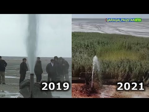 Видео: Арал теңизинен шыққан суўдың әтирапы  жасыл аймаққа айланды