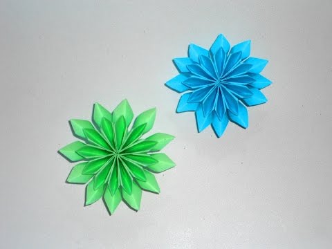 Видео: Как сделать Цветы из бумаги. Поделки оригами