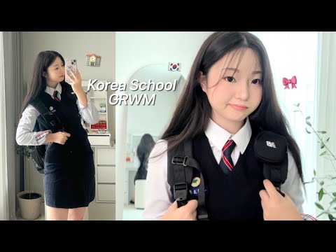 Видео: GRWM 14-летней корейской девочки перед поступлением в среднюю школу🏫🎀