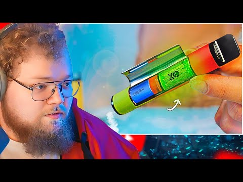 Видео: ЧТО ВНУТРИ ЭЛЕКТРОННОЙ СИГАРЕТЫ? (и не только) / РЕАКЦИЯ T2X2