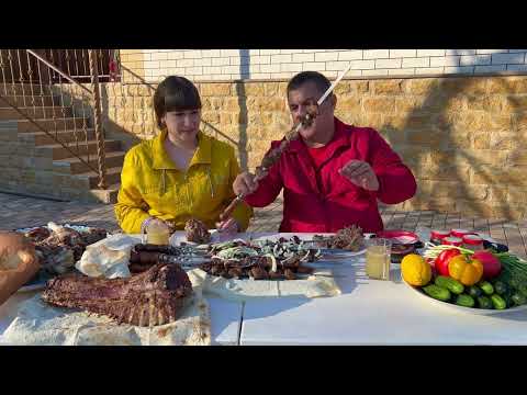 Видео: Шашлык из СССР, Вареная баранина в казане, Мясо на вертеле.