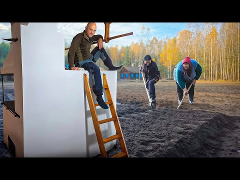 Видео: Воры проветрили дом, мы реставрируем его и наполняем жизнью. Грибы в ноябре. Сокращаем стадо в зиму.