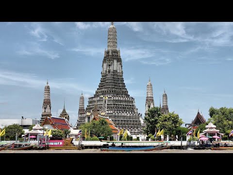 Видео: Храм Утренней Зари (Ват Арун) в Бангкоке, Таиланд