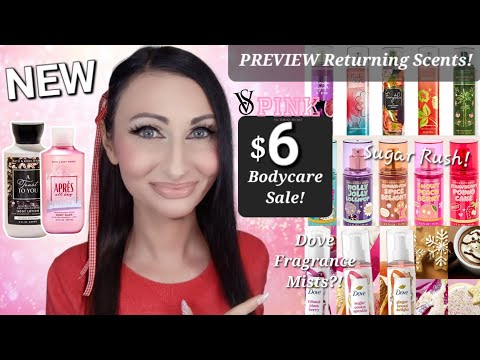 Видео: Распродажа средств по уходу за телом VS + PINK за ​​6 долларов! 👉🛍 Предварительный просмотр НОВЫХ...