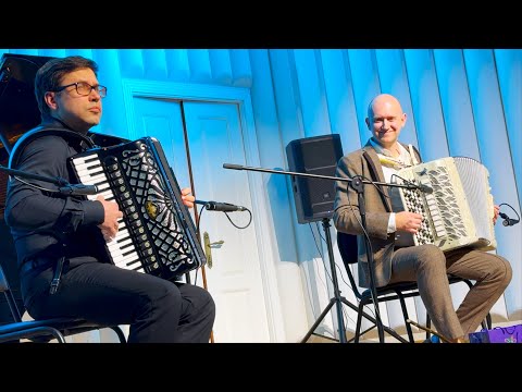 Видео: КОНЦЕРТ баяниста Эдуарда Аханова и аккордеониста Сергея Осокина.