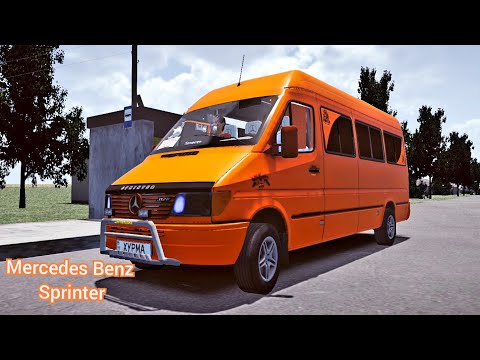 Видео: Яркая маршрутка Mercedes Benz Sprinter ХУРМА