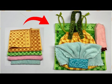 Видео: ❓Не пропустите эти 5 идей шитья из старых полотенец, ни один учитель вам этого не покажет
