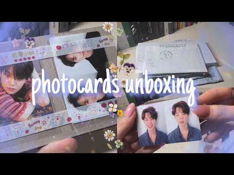 Видео: bts photocards unpacking / распаковка карт бтс