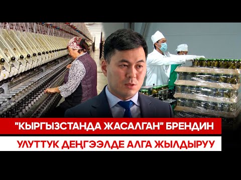 Видео: "Кыргызстанда жасалган" брендин улуттук деңгээлде алга жылдыруу