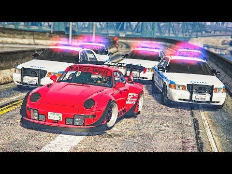 Видео: ПОГОНЯ ЗА ГОНОЧНЫМ PORSCHE ОТ ЯПОНЦЕВ ИЗ RWB. ПОЛИЦЕЙСКИЕ ПОГОНИ В GTA 5 ONLINE