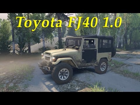 Видео: SpinTires обзор мода ( Toyota FJ40 1.0 )