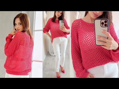 Видео: А-ля Кучинелли  2🔥 Джемпер спицами!