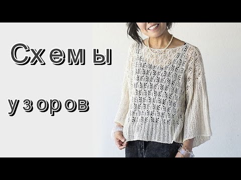 Видео: Простые и красивые узоры спицами. 