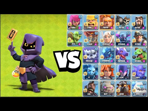 Видео: ОХОТНИЦА ЗА ГОЛОВАМИ ПРОТИВ ВСЕХ ВОЙСК В КЛЕШ ОФ КЛЕНС | CLEO CLASH OF CLANS