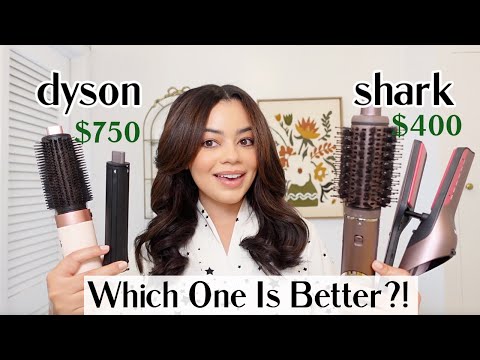 Видео: НОВИНКА Dyson Airwrap Co-anda2x против Shark FlexFusion на вьющихся волосах