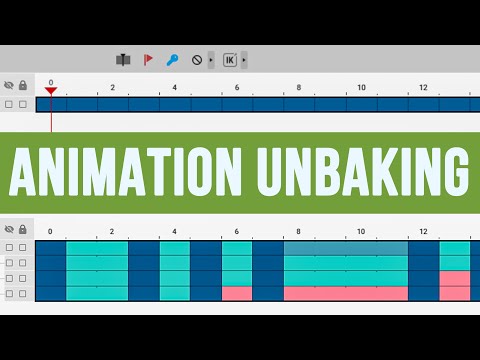 Видео: ANIMATION UNBAKING в Cascadeur