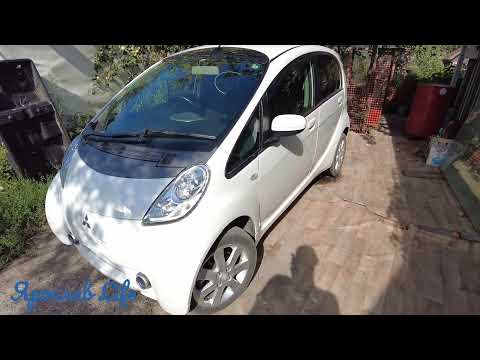 Видео: Mitsubishi i-miev ⛽🙅‍♂️🔌 реальный пробег с остатком 95%