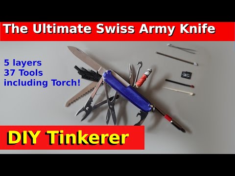 Видео: Создаем идеальный индивидуальный швейцарский армейский нож.