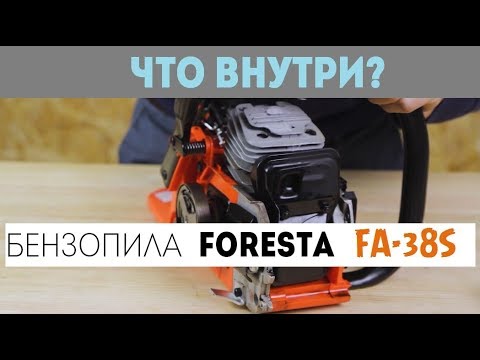 Видео: Бензопила Foresta FA-38S - Что внутри?