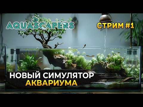 Видео: Стрим Aquascapers #1 - Новый Симулятор Аквариума. Создаем свой аквариум (Первый Взгляд)