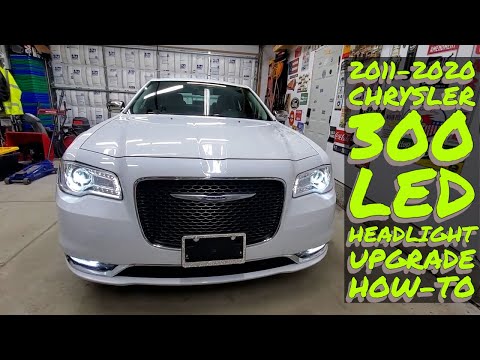 Видео: Модернизация светодиодных фар Chrysler 300