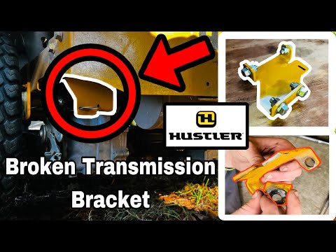 Видео: Замена кронштейна трансмиссии Hustler Raptor SD