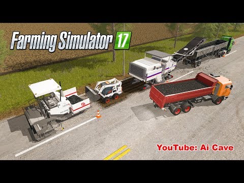 Видео: Farming Simulator 2017 Mods - Производство асфальта и переработка старых шин