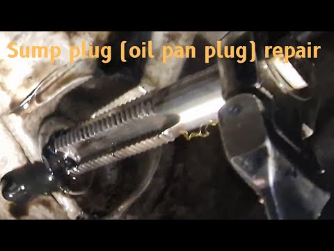 Видео: Ремонт резьбы пробки поддона картера BMW