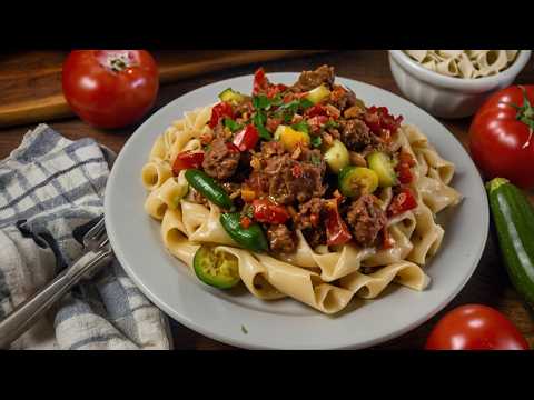 Видео: Кабачки и фарш — хитовый гуляш, который тает во рту!