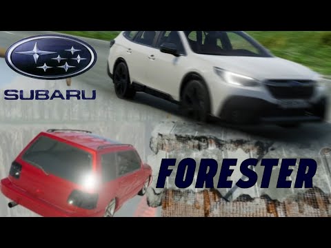 Видео: Все виды SUBARU FORESTER прыгают через сломанный мост | BeamNG.drive 