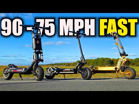 Видео: Самые дешёвые гиперскутеры DragRace Teverun 7260R против Daytona Hooga против Vostok 1