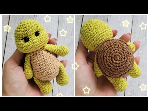 Видео: 🐢ЧЕРЕПАШКА ВЯЗАНАЯ КРЮЧКОМ🐢crochet turtle🐢Gehäkelte Schildkröte