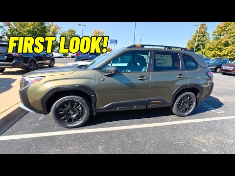 Видео: Первый взгляд на обновленный Subaru Forester Wilderness 2026 года