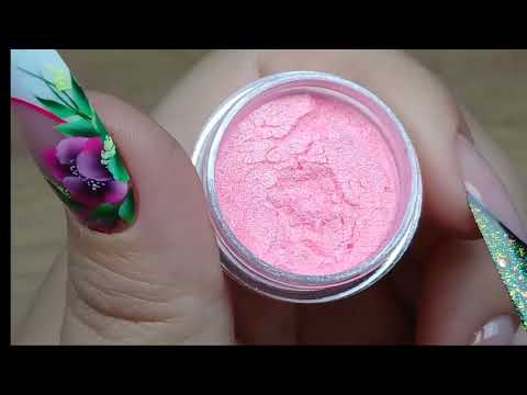 Видео: Самозамес геля для наращивания ногтей красивый ,нежный