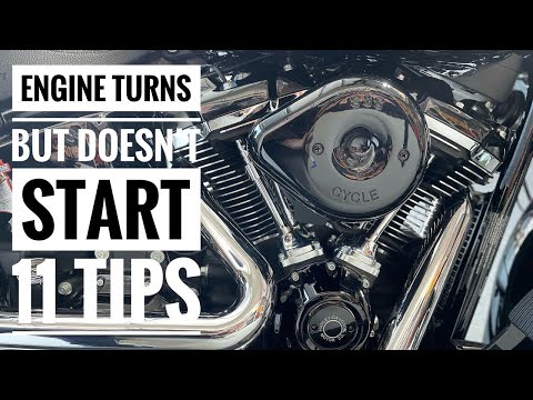 Видео: Двигатель мотоцикла крутится, но не заводится? 11 советов по устранению неисправностей #JustRideT...