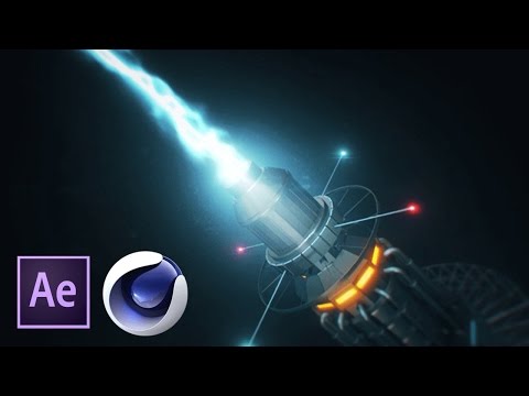 Видео: Плазменная sci-fi пушка в Cinema 4D и After Effects