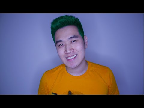 Видео: Покрасил волосы в ЗЕЛЕНЫЙ ЦВЕТ. Реакция прохожих и подписчиков