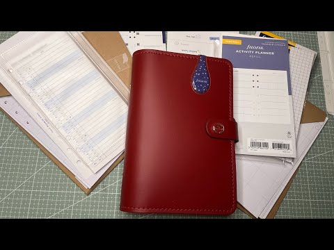 Видео: Распаковка Filofax Original Pillarbox Red Personal и недели на 2025 год
