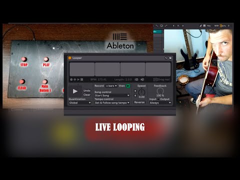 Видео: PC Live looping tutorials 3. Лайв  лупинг. Стандартный лупер Ableton