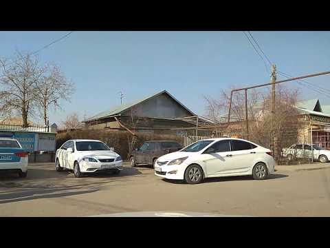 Видео: Ул.  Алматинская, (РОВД), г. Сарыагаш