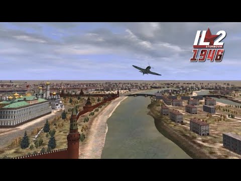 Видео: IL2'1946  Авиа-экскурсия Над игровой Москвой