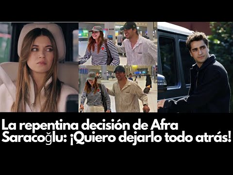 Видео: Внезапное решение Афры Сараджоглу: Я хочу оставить все позади!