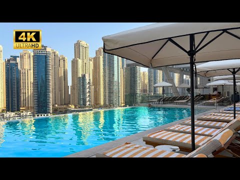 Видео: Отель Vida Dubai Marina & Yacht Club — шикарный отель на набережной | 4К тур