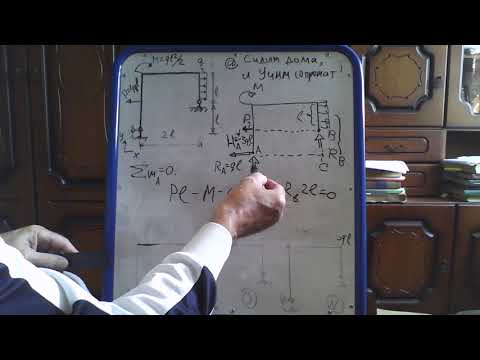 Видео: 1 14 Плоская рама  Построение эпюр внутренних силовых факторов
