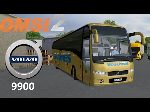 Видео: Omsi 2 автобус люкс класса Volvo 9900 Liepkalne