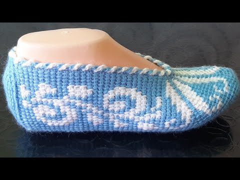 Видео: красивые следки крючком. часть 2