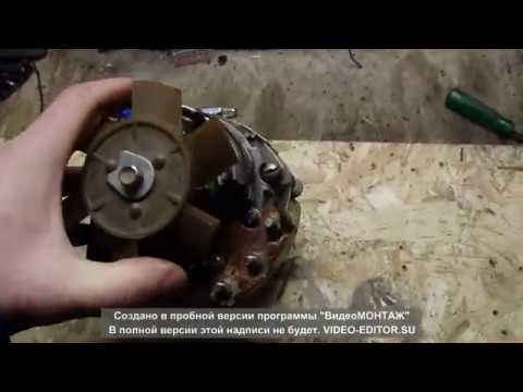 Видео: Доработка мотобуксировщика Барс Р550.  Установка генератора Г- 424.
