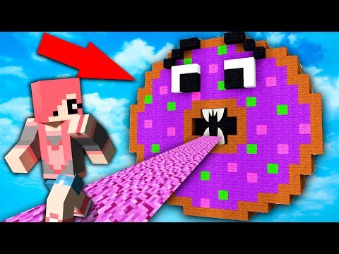 Видео: МЕНЯ СЪЕЛ ОГРОМНЫЙ ПОНЧИК В МАЙНКРАФТ!